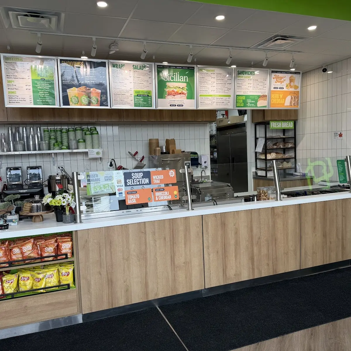 Vibe, Press'd Sandwich Shop
