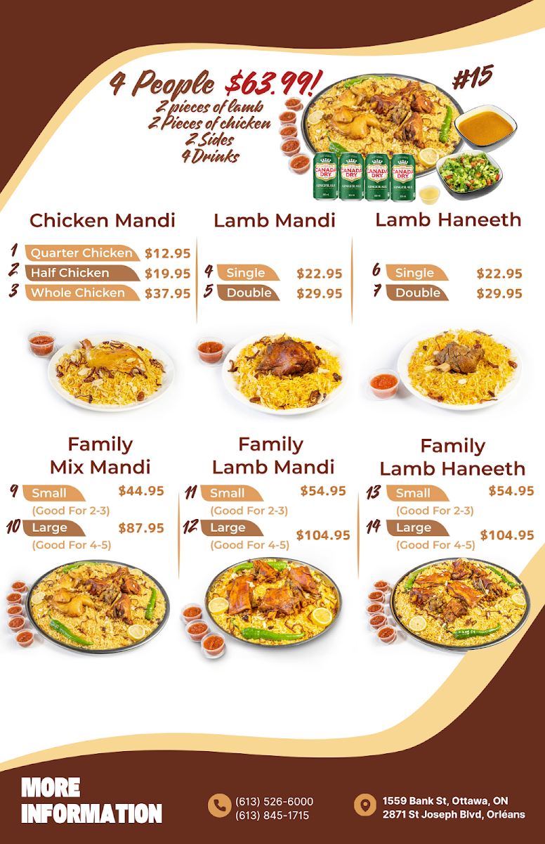 Menu, Yemen Gate باب اليمن
