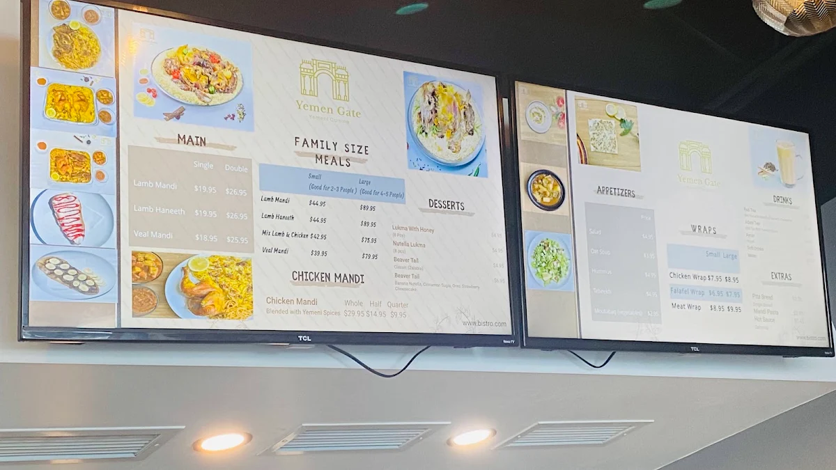 Menu, Yemen Gate باب اليمن