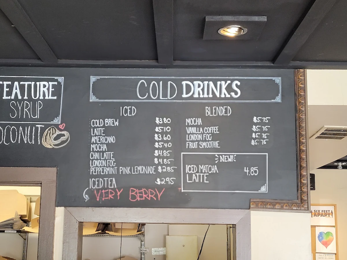 Menu, Black Walnut Bakery Cafe