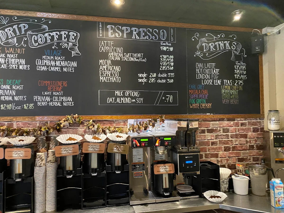 Menu, Black Walnut Bakery Cafe