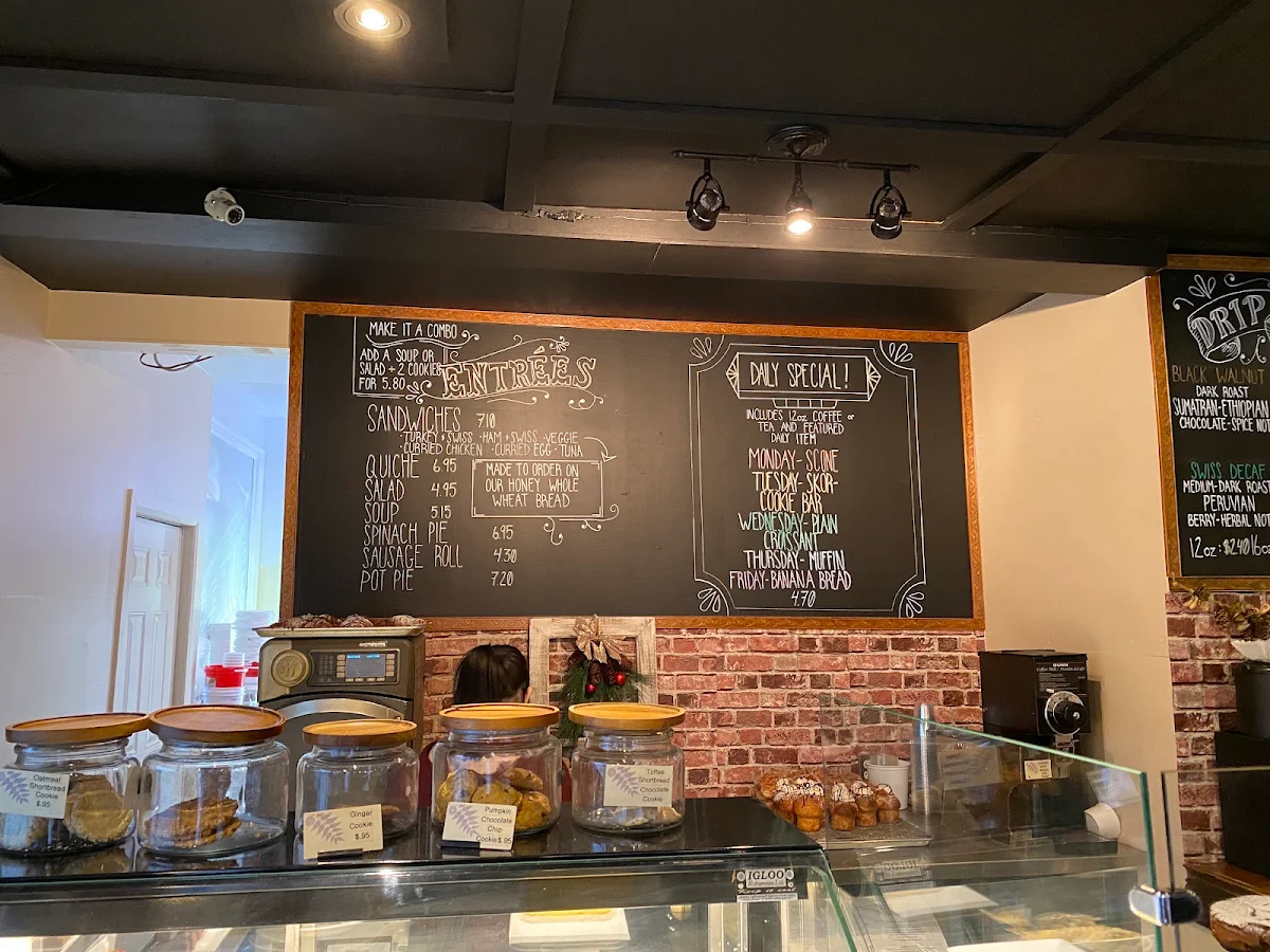 Menu, Black Walnut Bakery Cafe