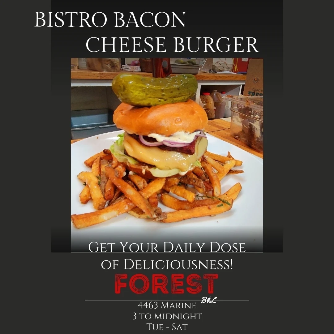 Menu, Forest Bistro & Lounge