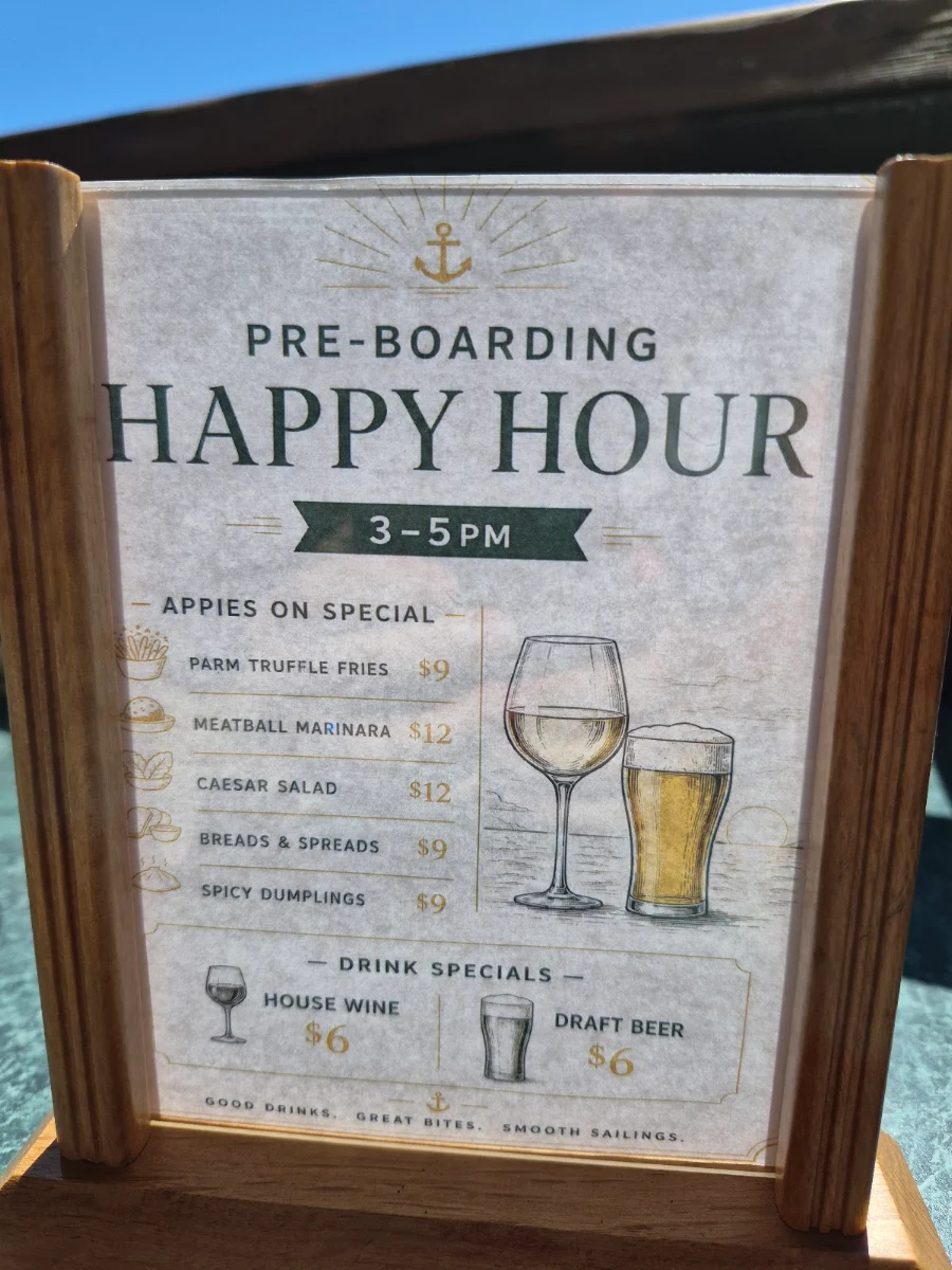 Menu, Forest Bistro & Lounge
