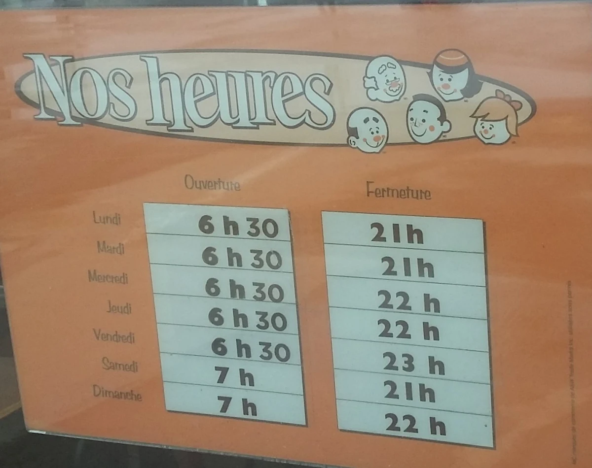 Menu, A&W Canada
