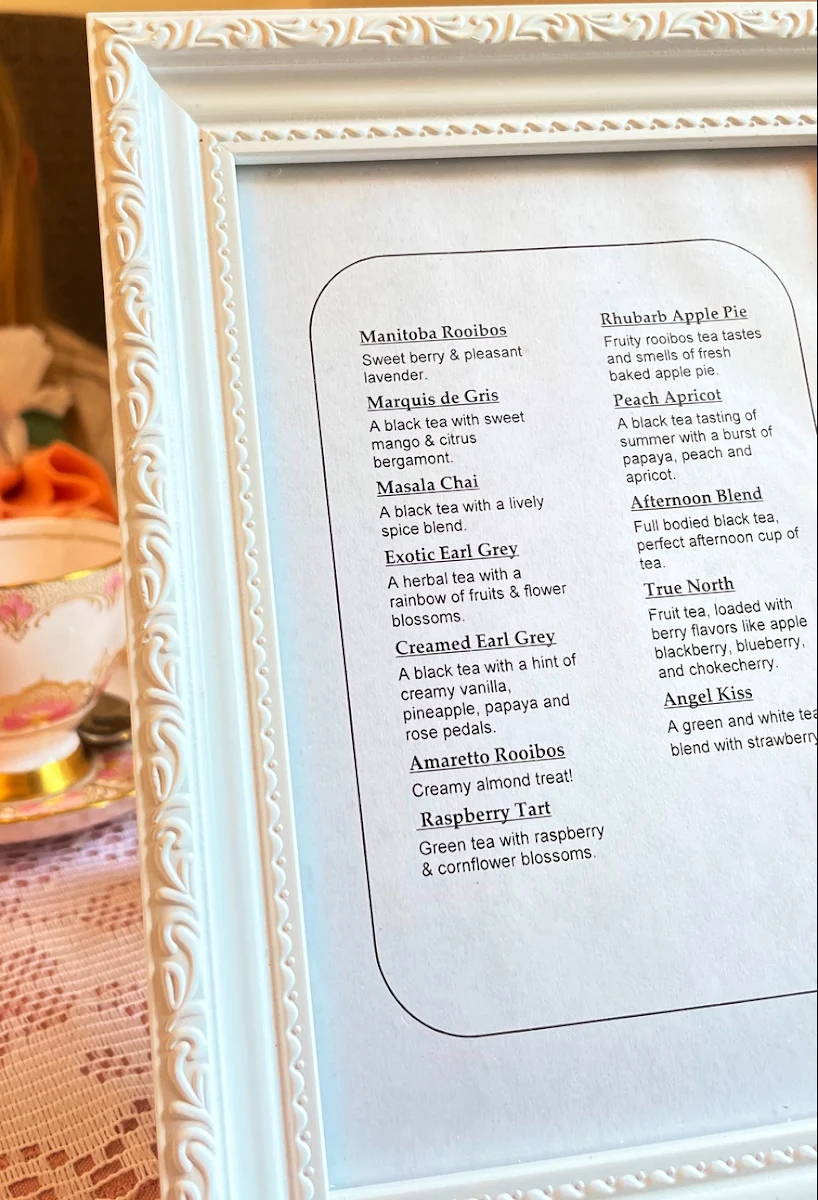 Menu, Lily Stone Cafe