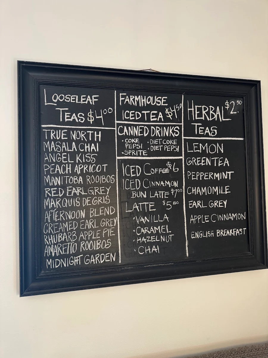 Menu, Lily Stone Cafe