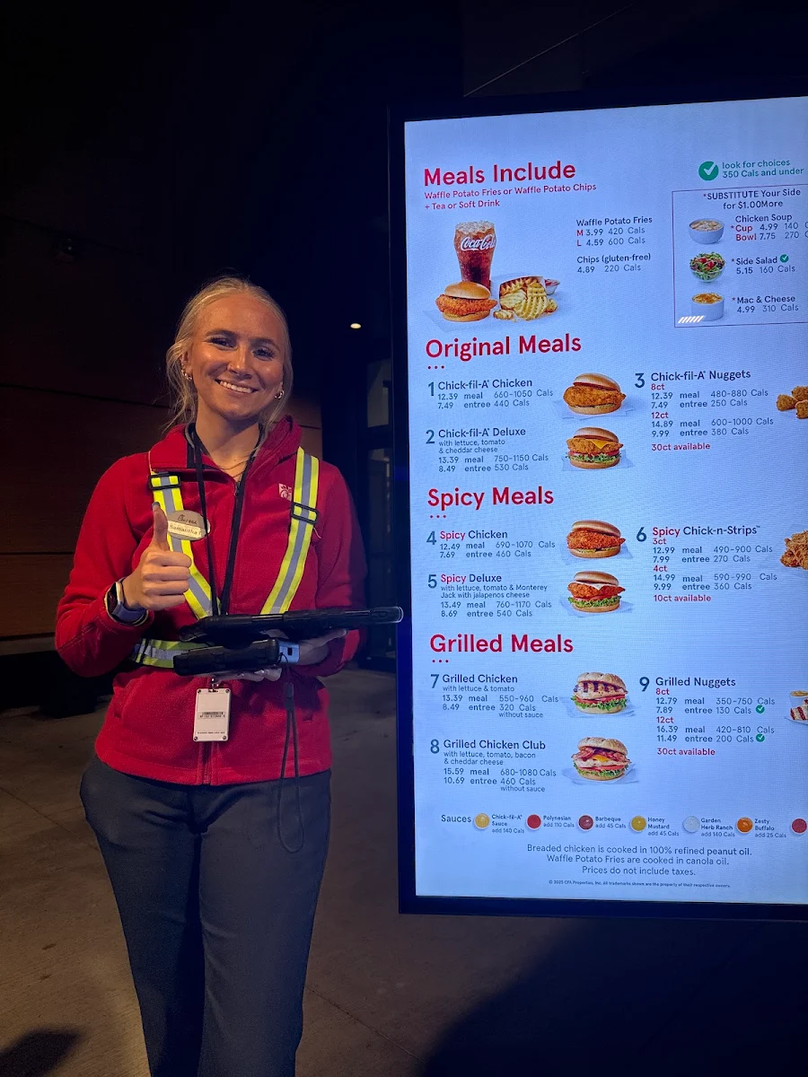 Menu, Chick-fil-A