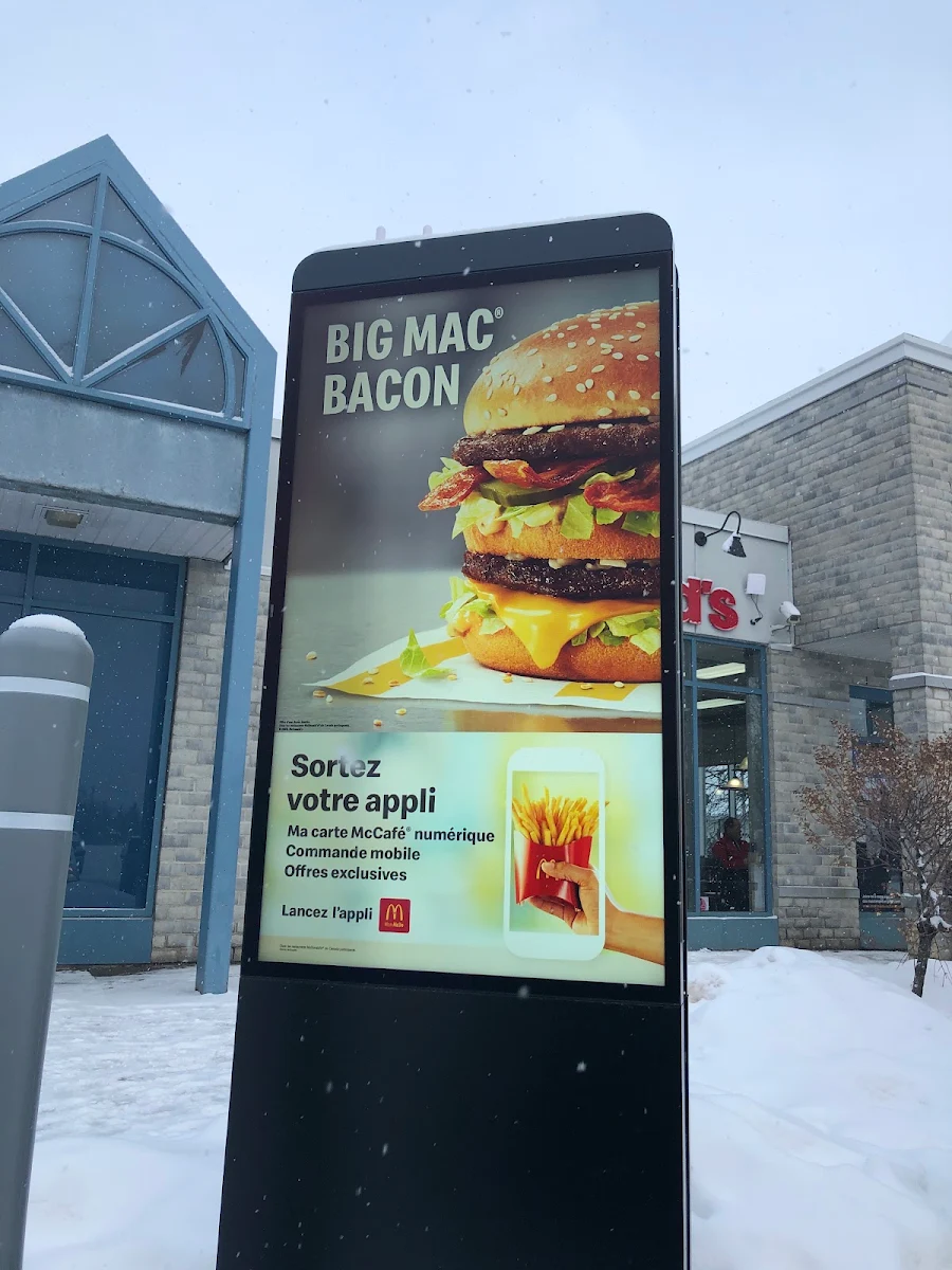 Menu, McDonald's