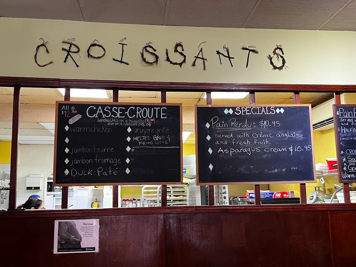 Menu, Pain Perdu