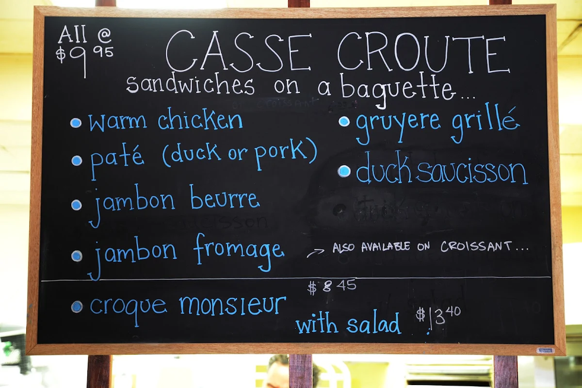 Menu, Pain Perdu