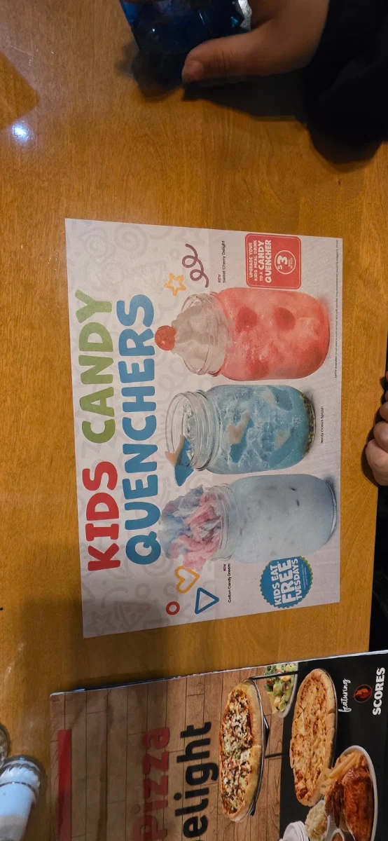 Menu, Pizza Delight