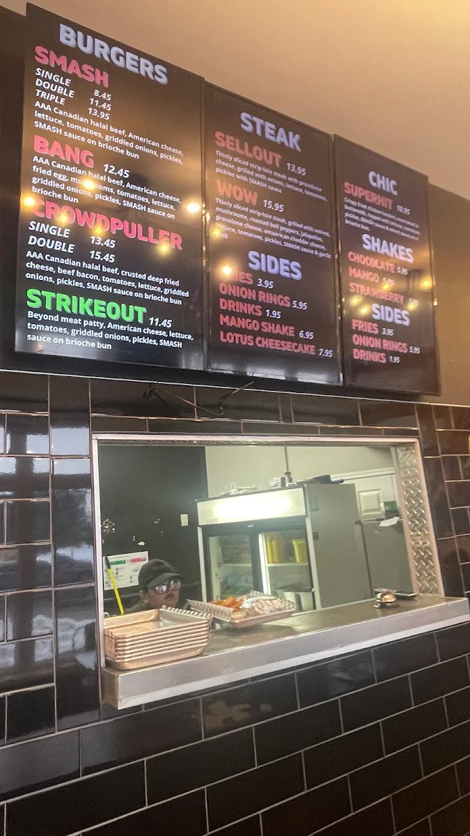 Menu, SMASH