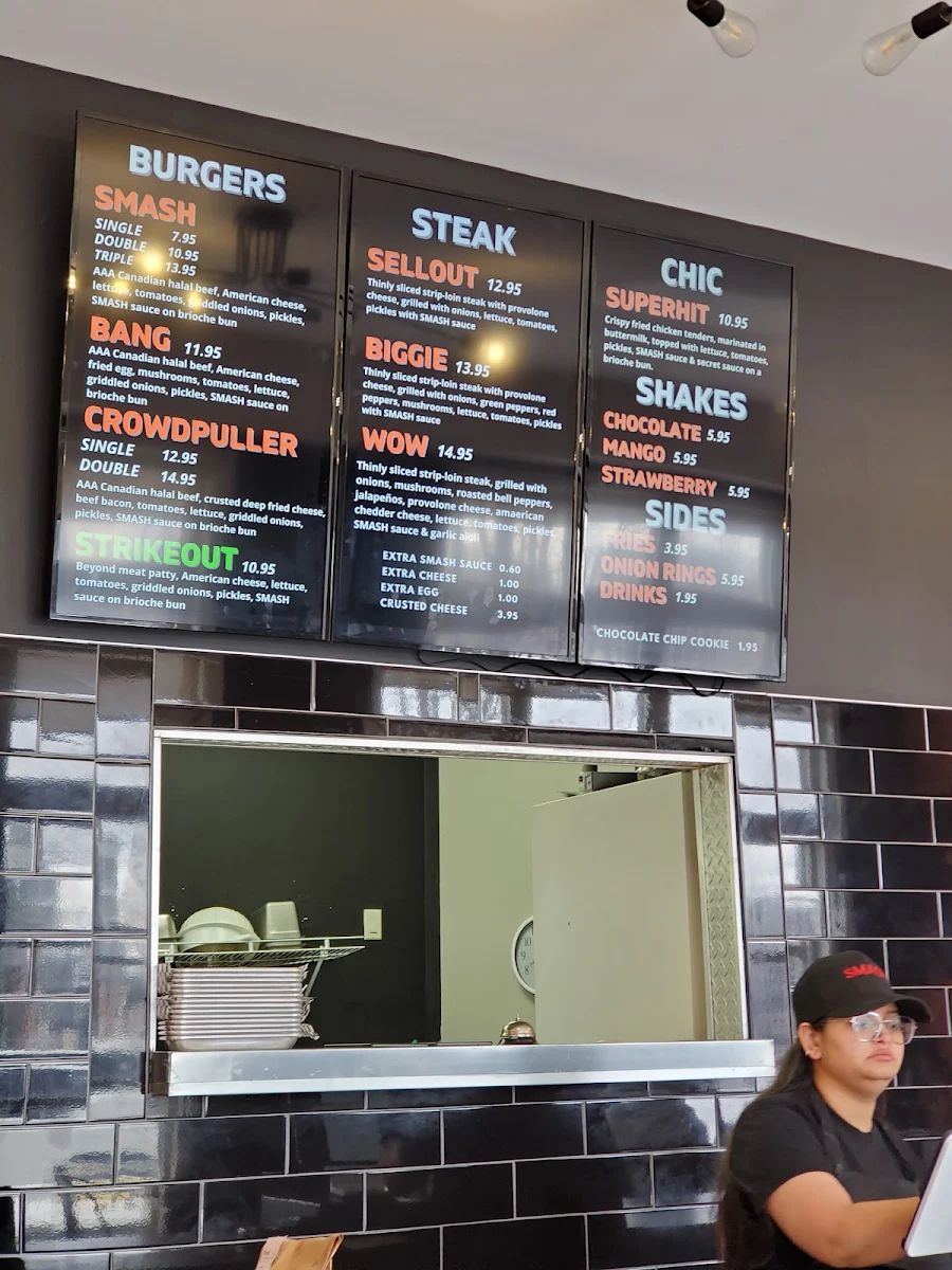 Menu, SMASH