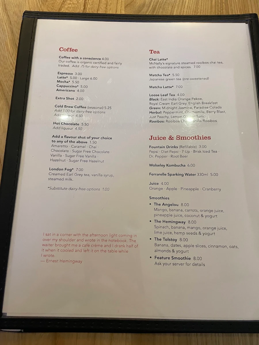 Menu photo 1