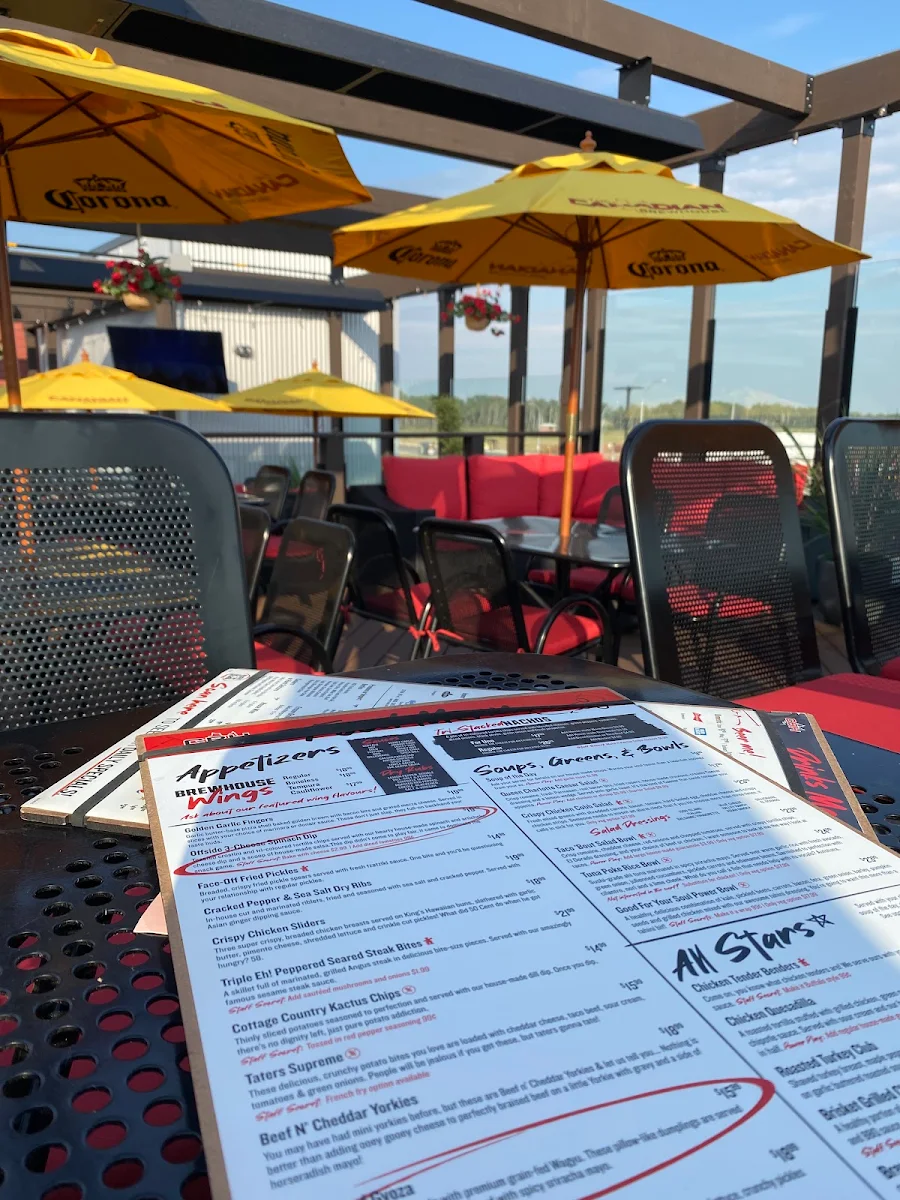 Menu, The Canadian Brewhouse (Prince Albert)
