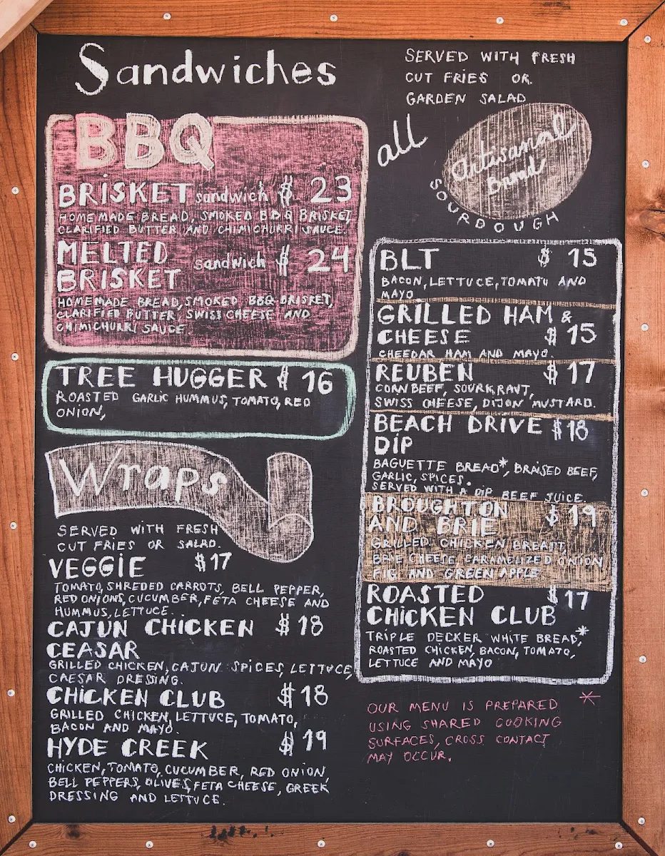 Menu, Patagón