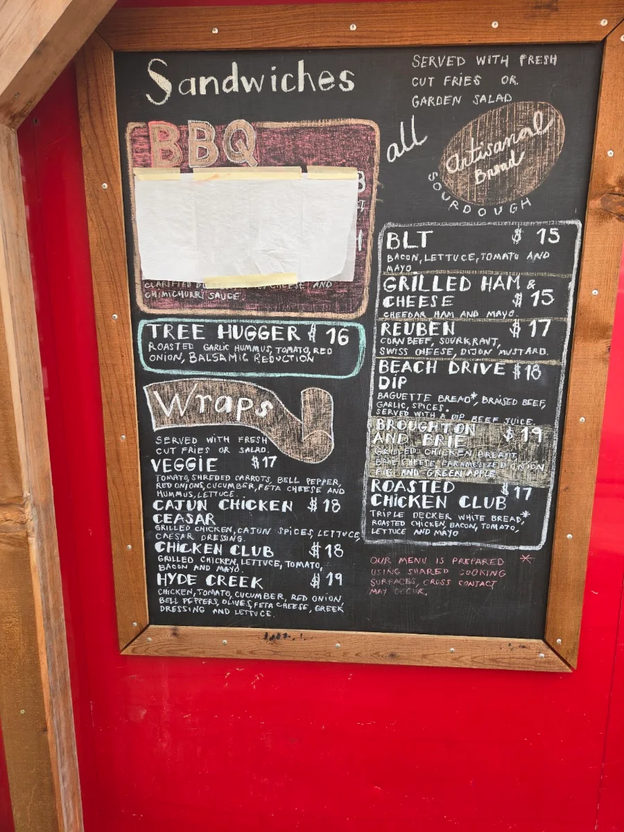 Menu, Patagón