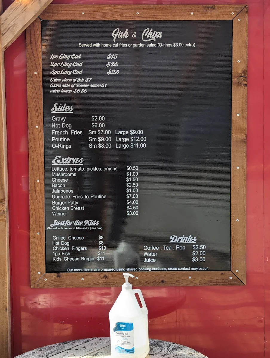 Menu, Patagón