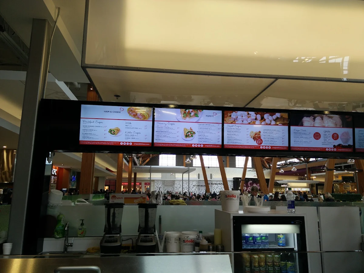 Menu, Crepe Delicious