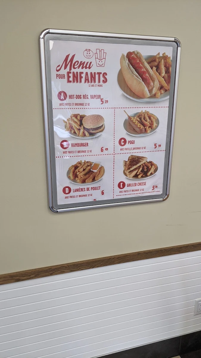 Menu, Valentine