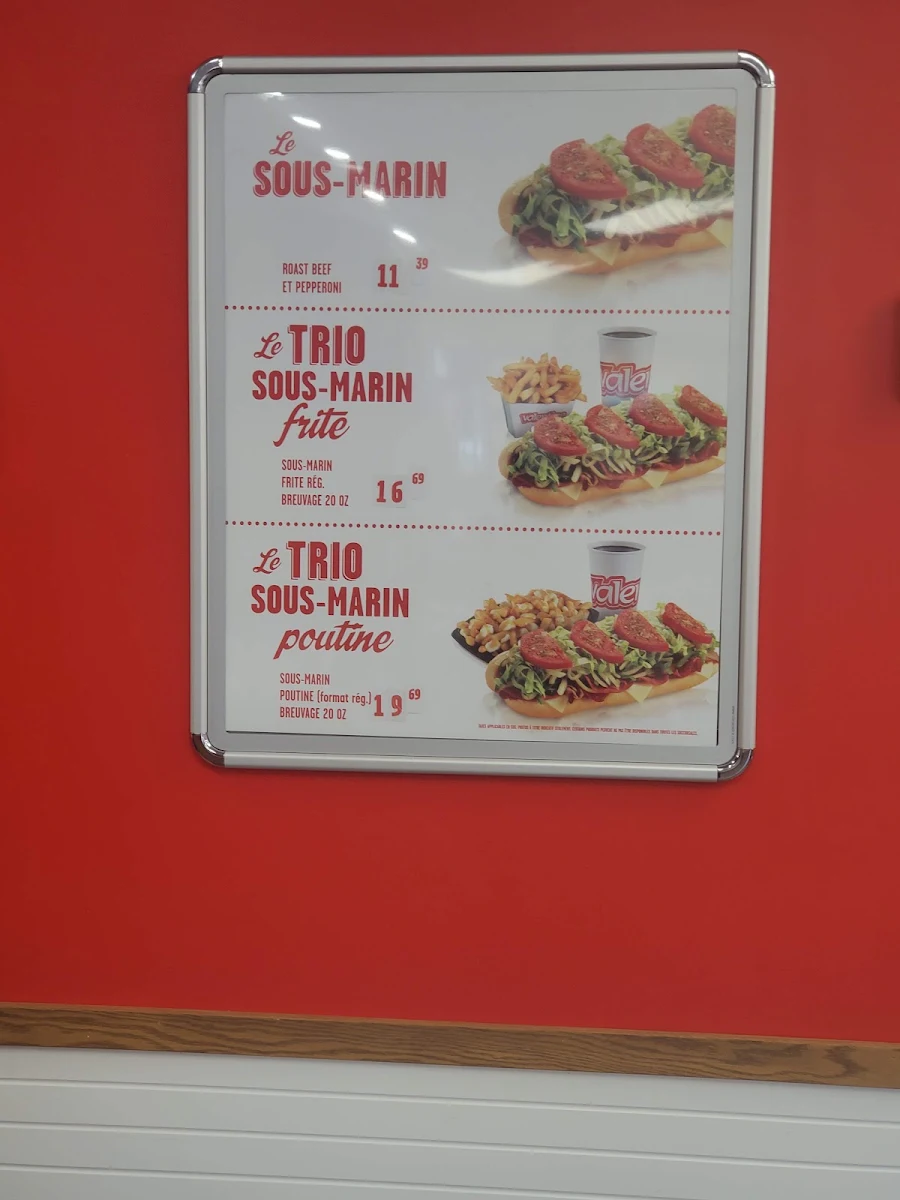 Menu, Valentine