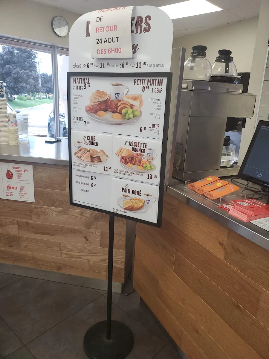 Menu, Valentine