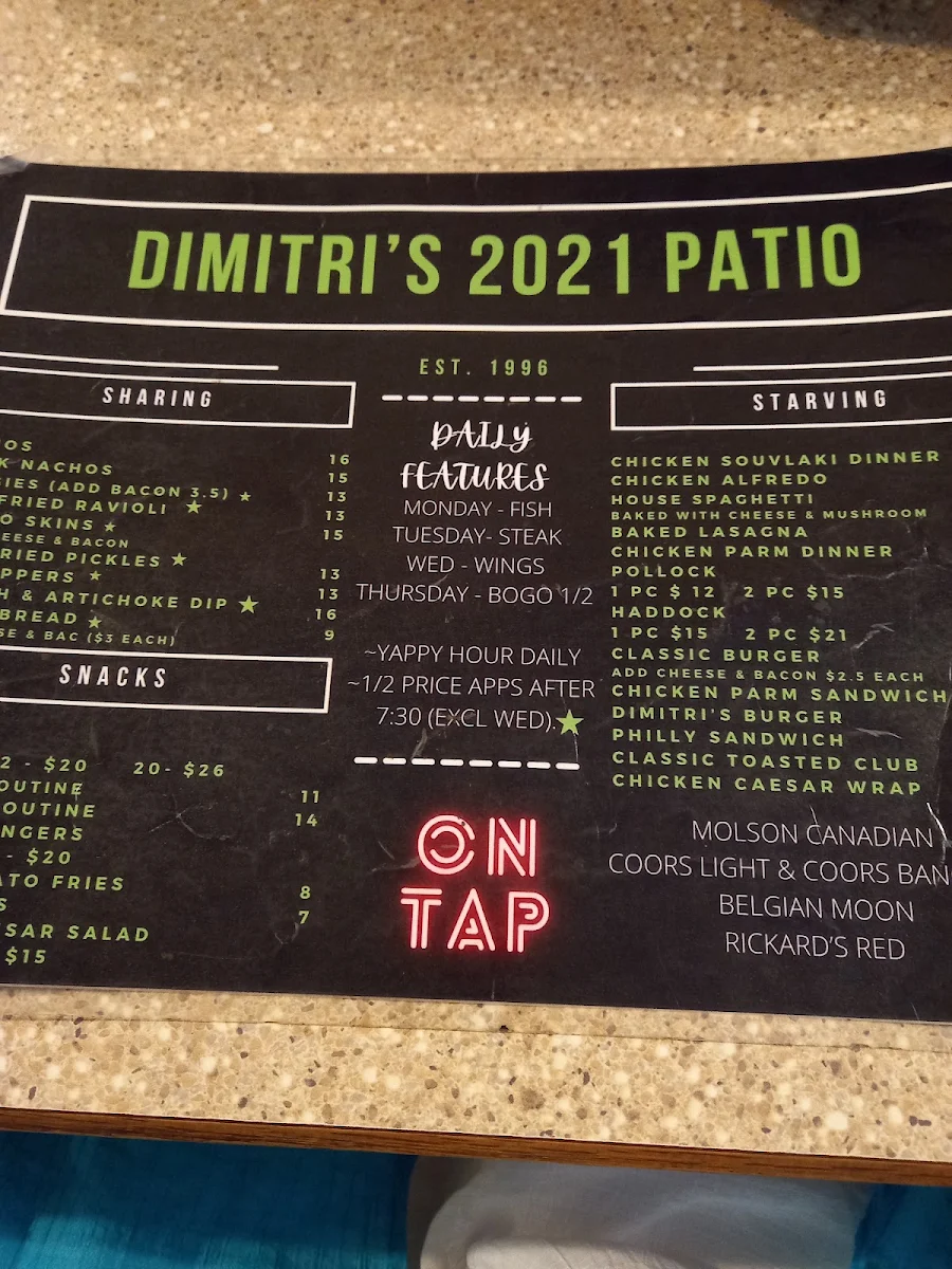 Menu photo 1