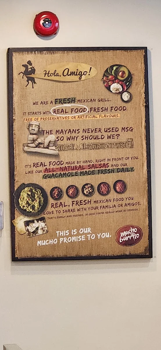 Menu, Mucho Burrito Fresh Mexican Grill