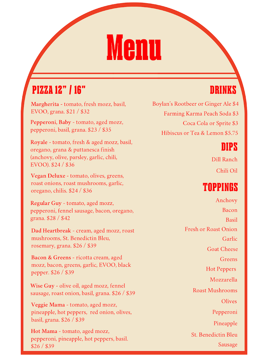 Menu photo 1