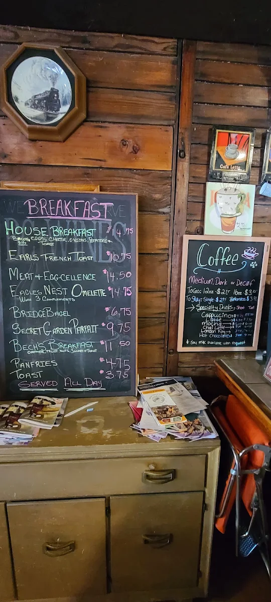 Menu, The Packing House