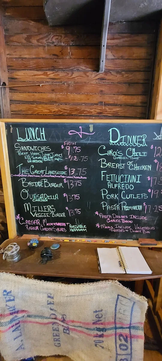 Menu, The Packing House