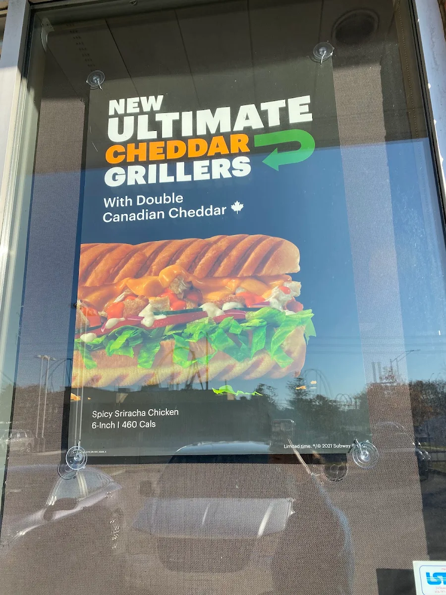 Menu, Subway