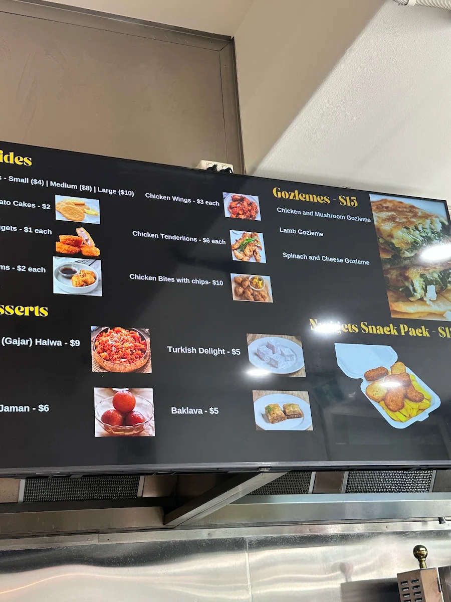 Menu, The Kebab & Acai Co