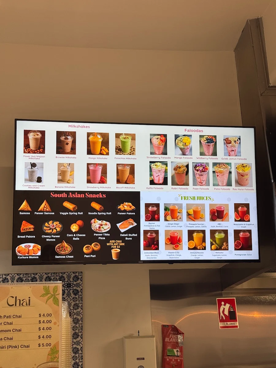 Menu, The Kebab & Acai Co