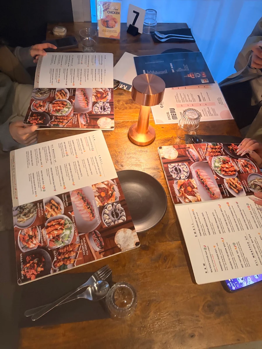 Menu, CocoNine Gungahlin