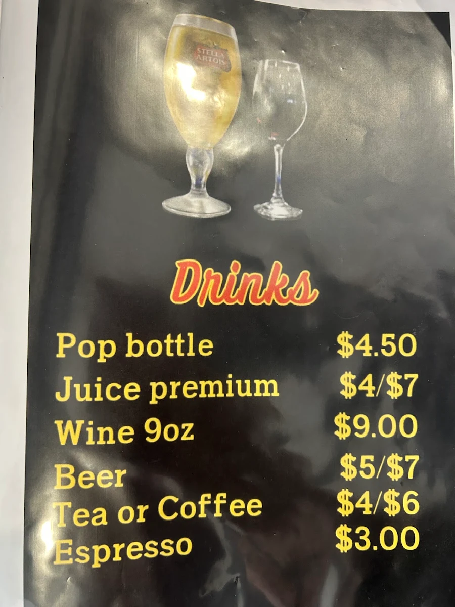 Menu, La Parrilla