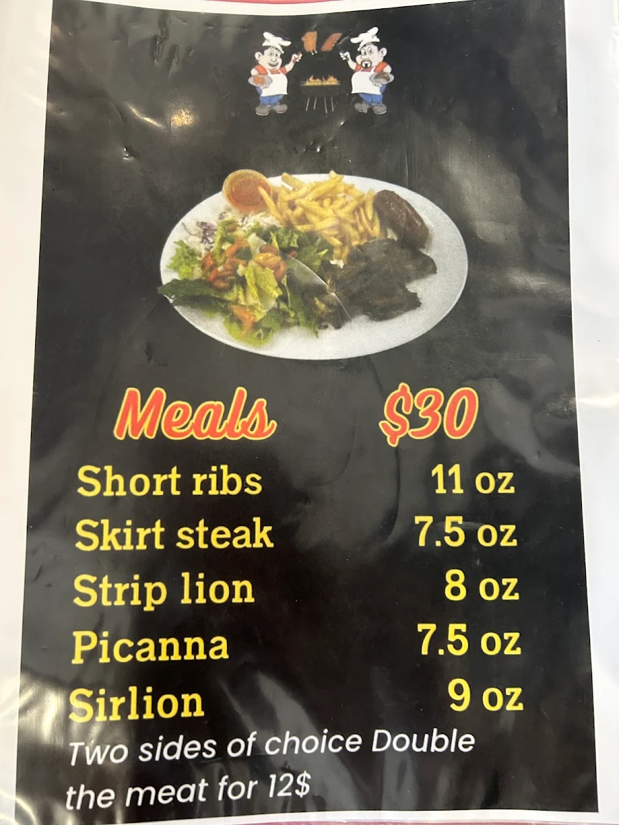 Menu, La Parrilla