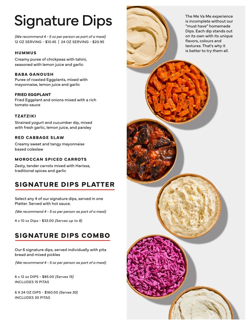 Menu, me va me Eat Mediterranean