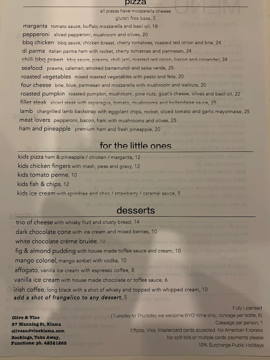 Menu photo 1