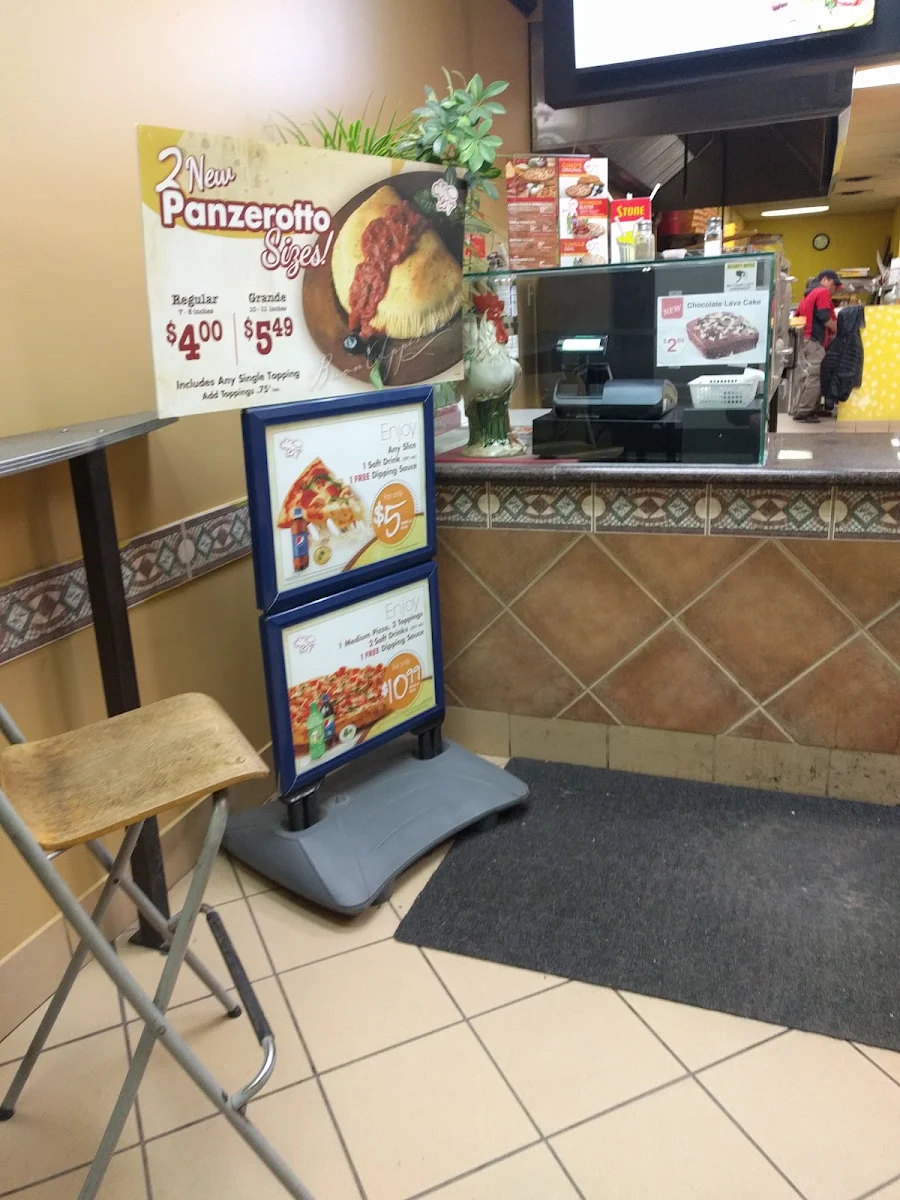 Menu, Gino's Pizza