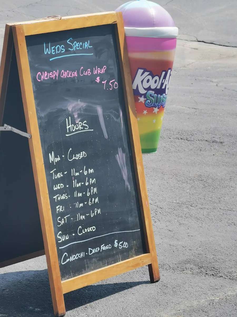Menu, The Hangry Hut