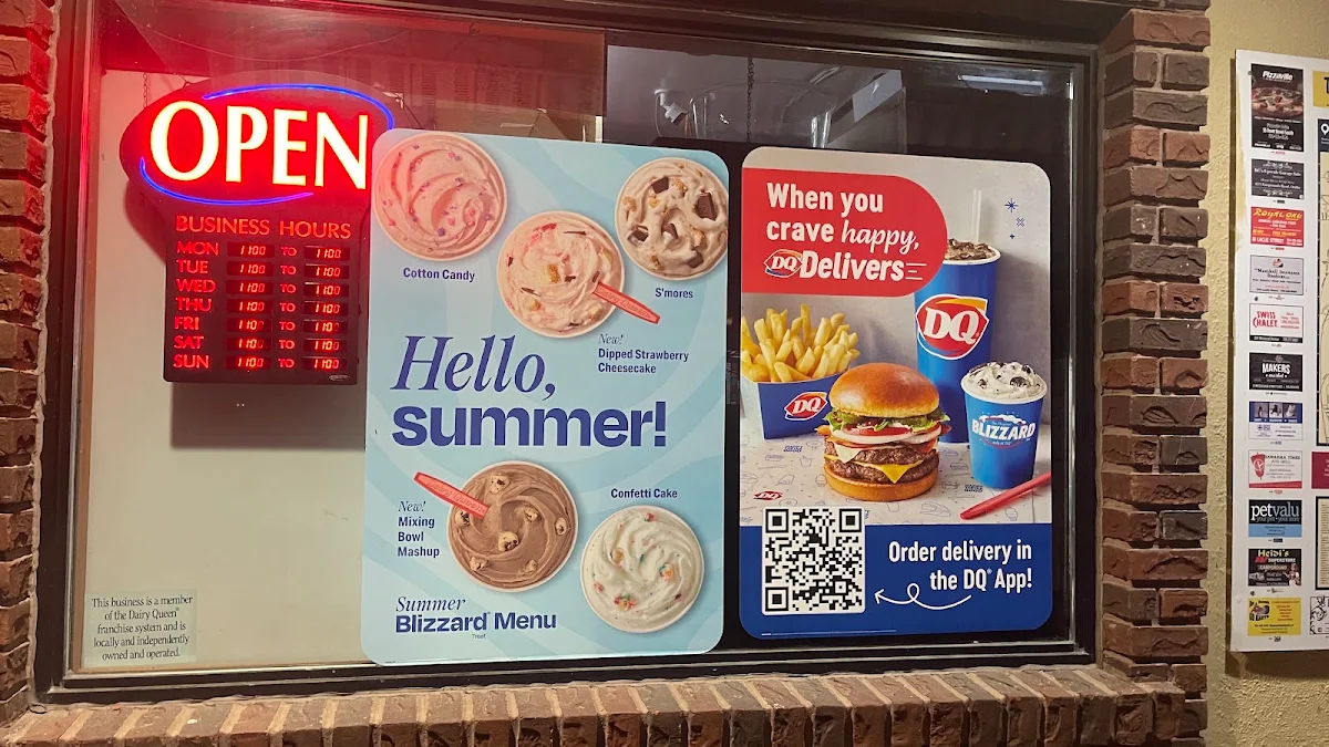 Menu, Dairy Queen Grill & Chill