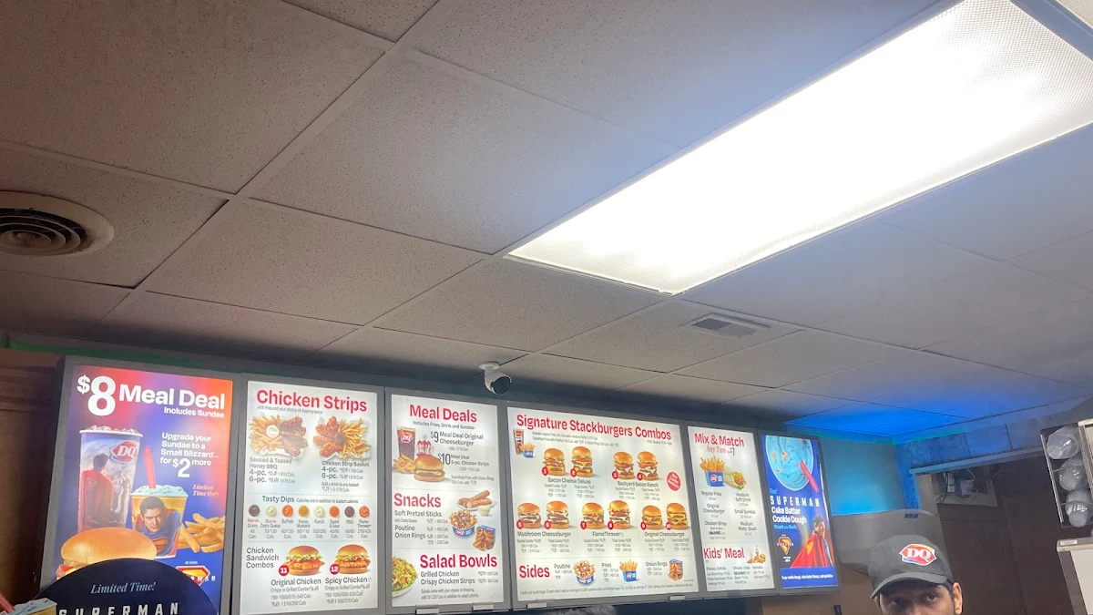 Menu, Dairy Queen Grill & Chill
