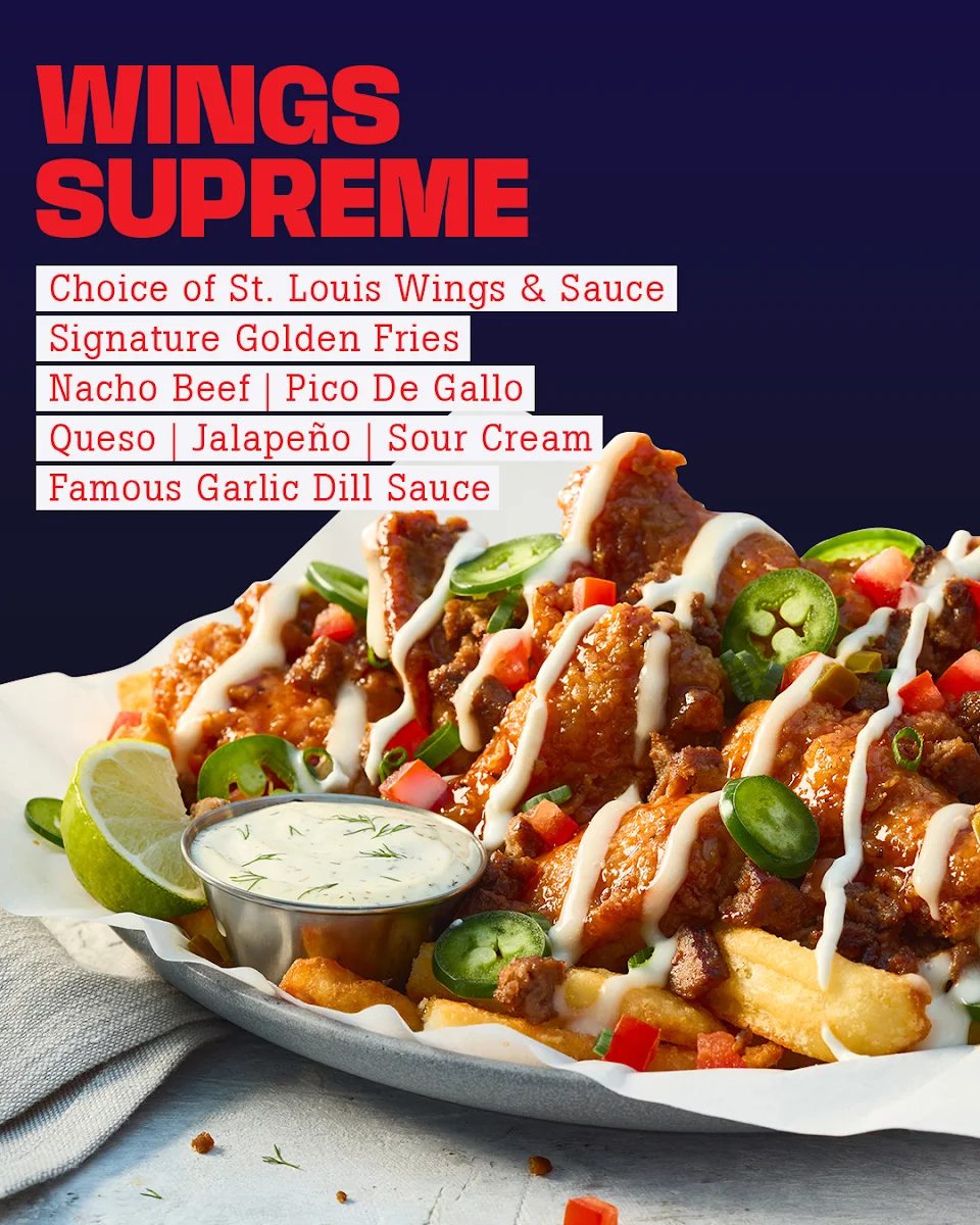 Menu, St. Louis Bar & Grill