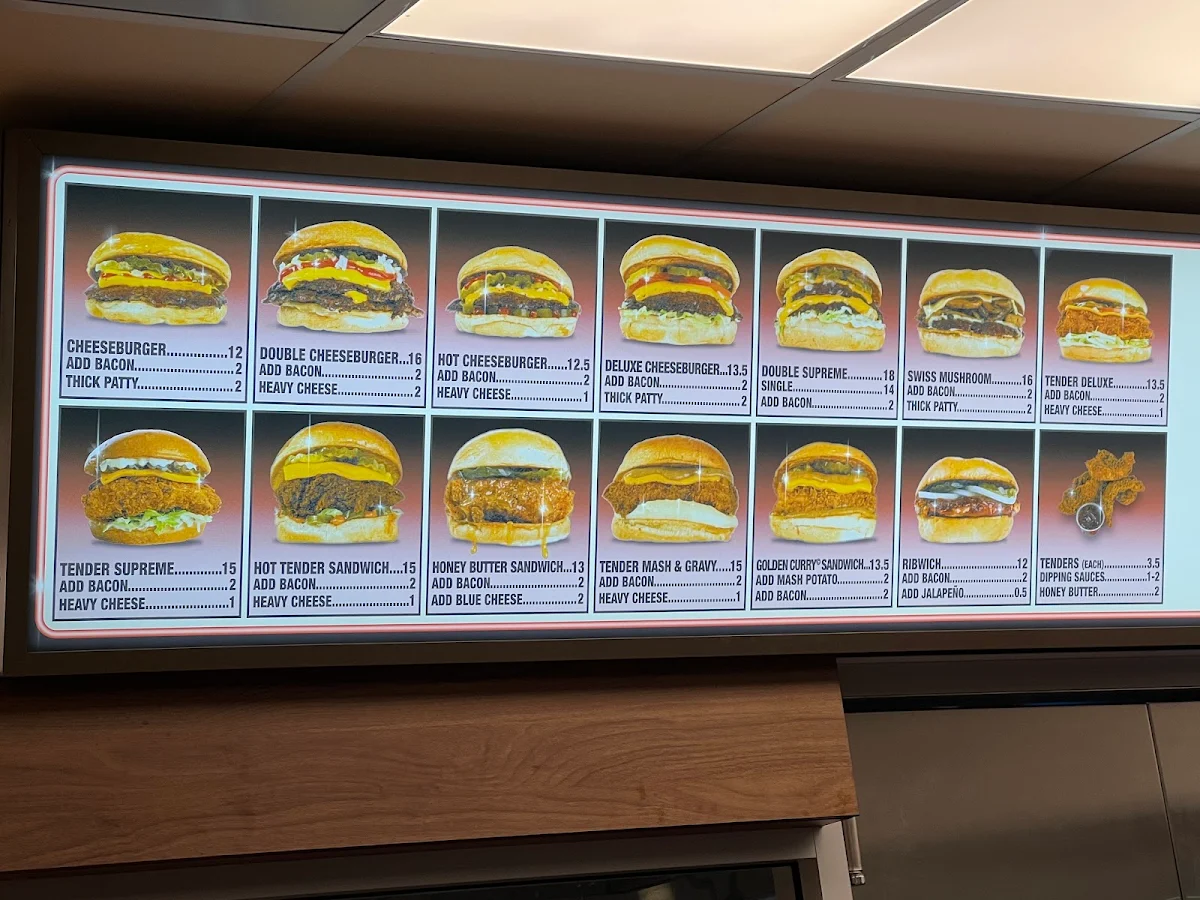 Menu, Hoodburger Applecross