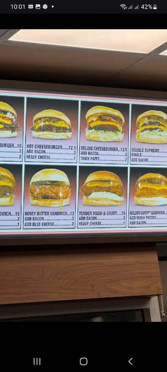 Menu, Hoodburger Applecross