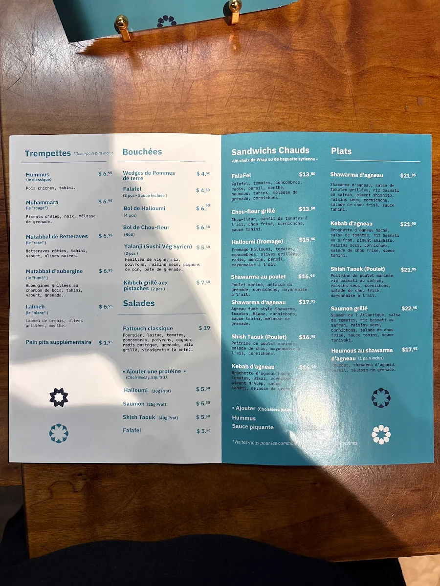 Menu photo 1
