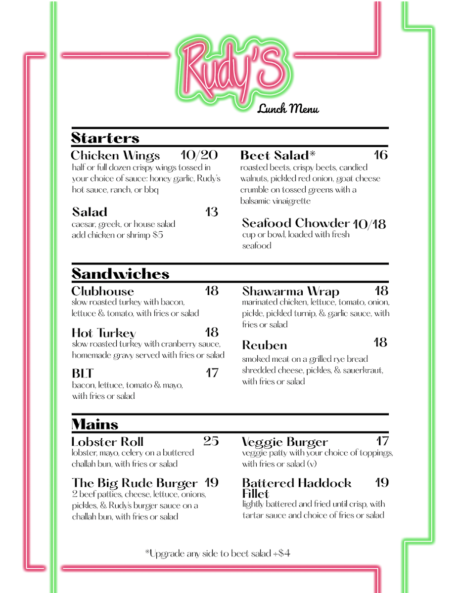 Menu photo 1