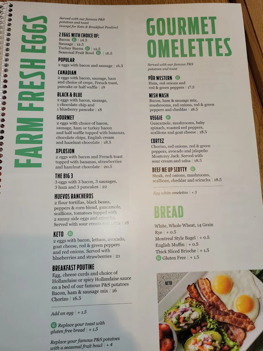 Menu, Pür & Simple